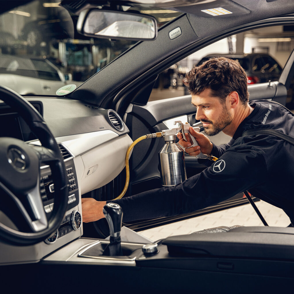 Klimaanlagenreinigung & Klimaanlagenwartung Mercedes-Benz