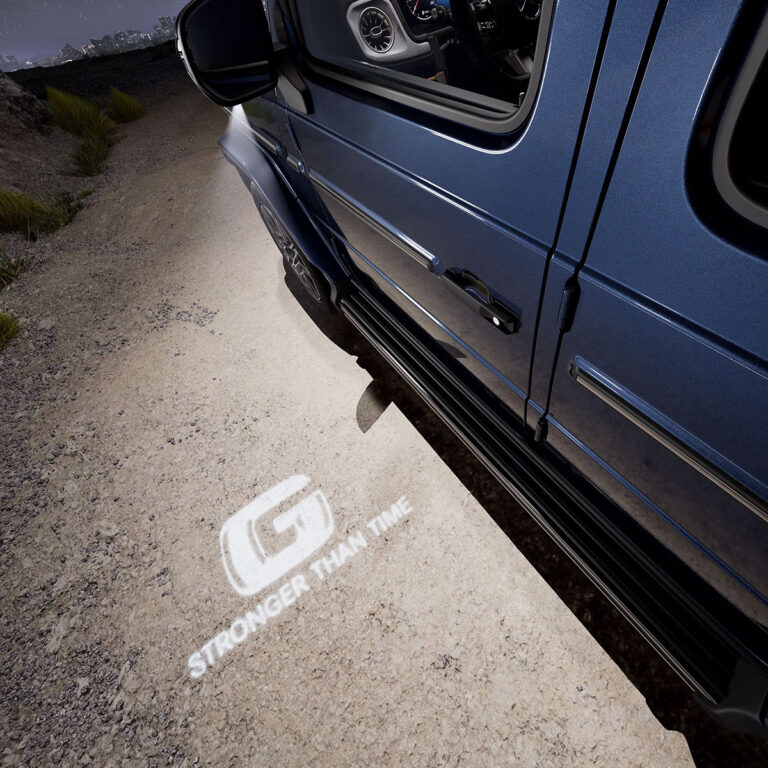 G-Klasse Logo Projektion.