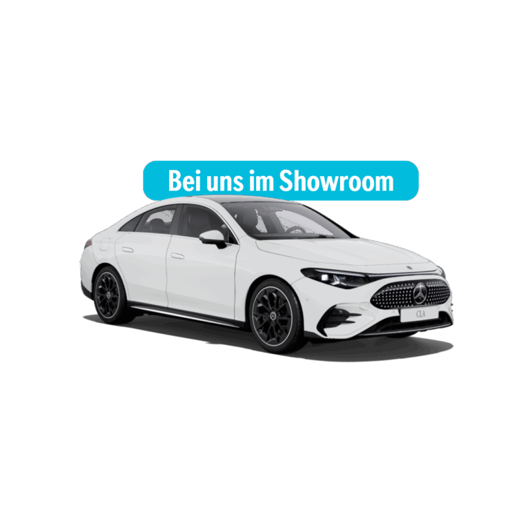Mercedes-Benz CLA Coupé mit EQ-Technologie bei Herbrand im Showroom