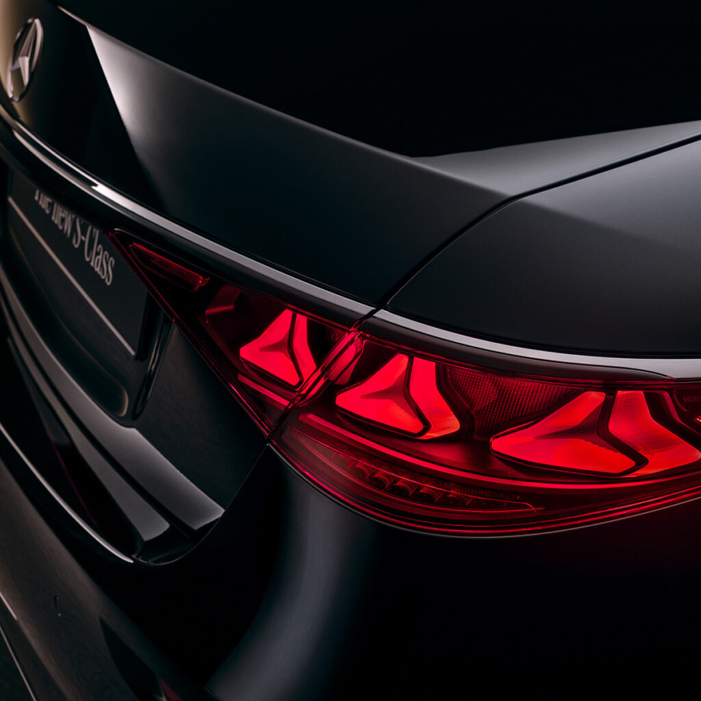 Mercedes-Benz S-Klasse Facelift 2026 Rückseite
